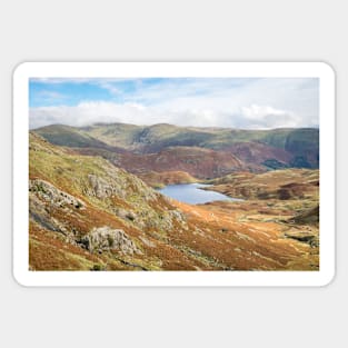 Easdale Tarn from above Sticker